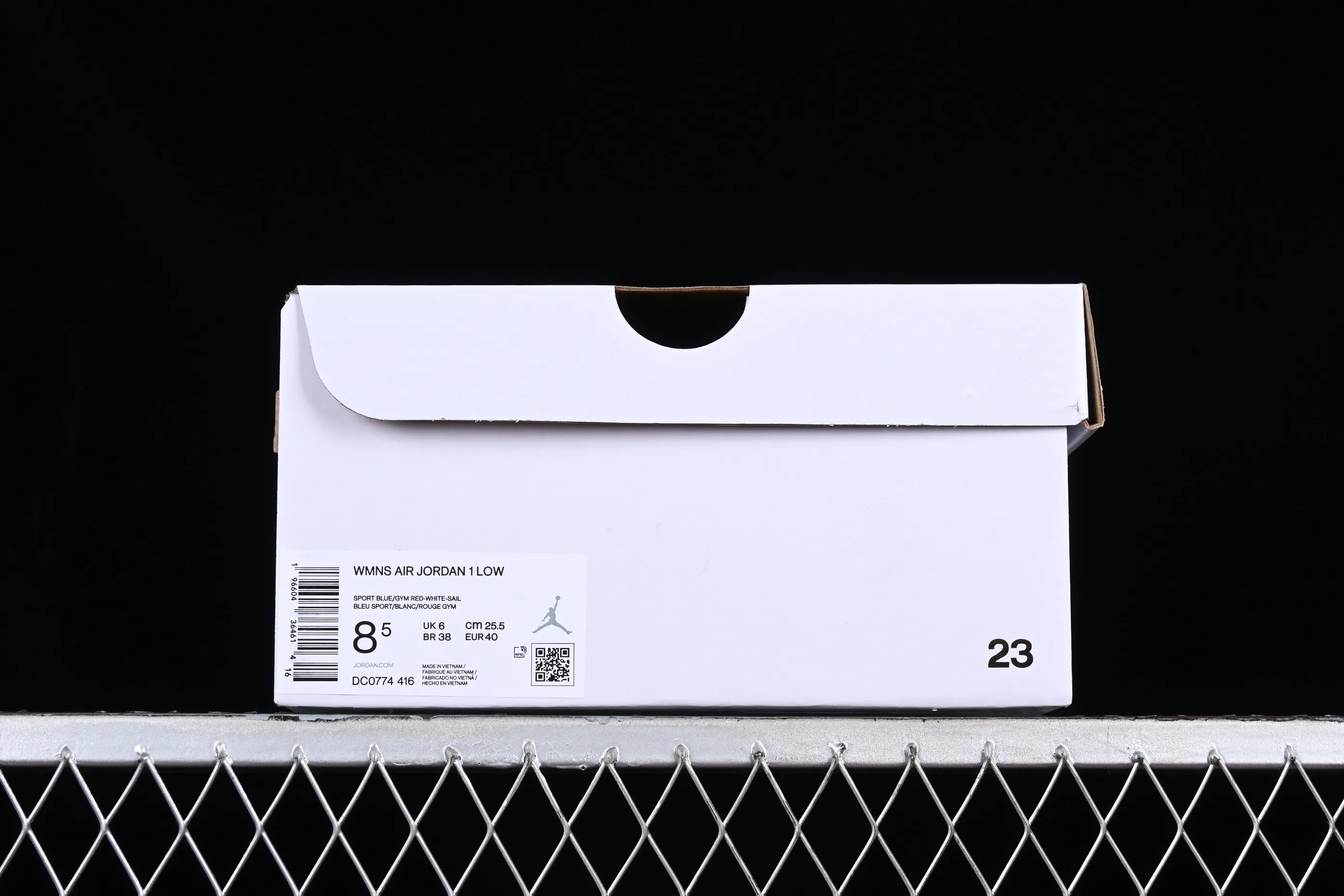 All categories Air Jordan Jordan series basketball shoes Air Jordan 1 Low G version pure original Air Jordan 1 Low "Sport Blue" AJ1 Joe 1 Independence Day color low top basketball shoes DC0774-416